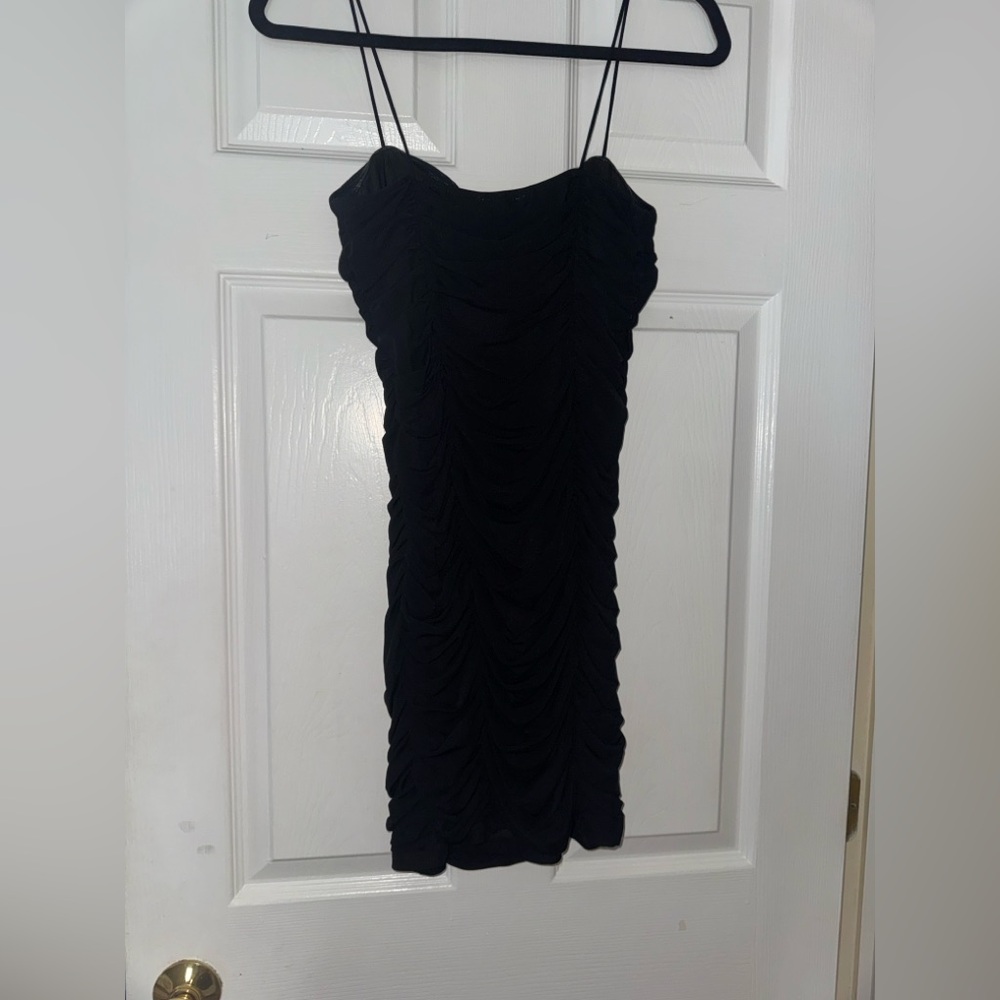 Princess Polly "I Want You" Mini Dress in Black US 10 - Picture 2 of 7